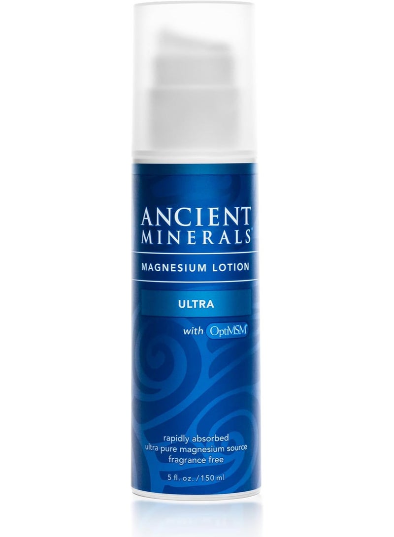 آينشنت مينيرالز لوشن المغنيسيوم ألترا مع MSM 5 أونصة