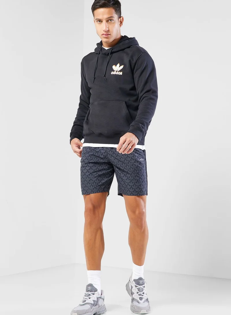 adidas Originals Graphics Fire Trefoil Hoodie