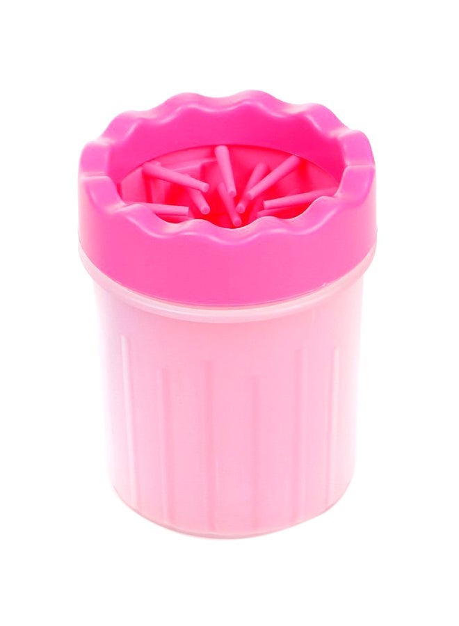 NIBEMINENT Portable Gentle Dog Foot Wash Cup Pink - Image 1