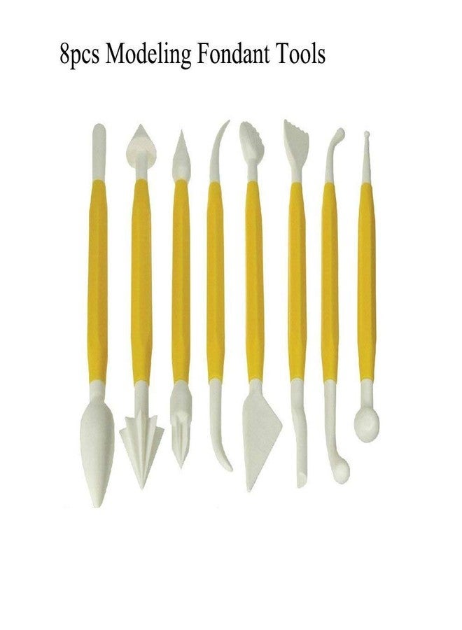 MASTER ROYAL BACKNCOOK TOOLS DIY Cake Tools, 8 pcs Plastic Modeling Tools Fondant Tools and 4pcs Metal Ball Fondant Cake Decorating Sugarcraft Gumpaste Flower Modelling Mold | MASTER ROYAL BACKNCOOK TOOLS | Amazing-Shops - Image 2