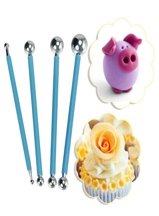 MASTER ROYAL BACKNCOOK TOOLS DIY Cake Tools, 8 pcs Plastic Modeling Tools Fondant Tools and 4pcs Metal Ball Fondant Cake Decorating Sugarcraft Gumpaste Flower Modelling Mold | MASTER ROYAL BACKNCOOK TOOLS | Amazing-Shops - Image 5
