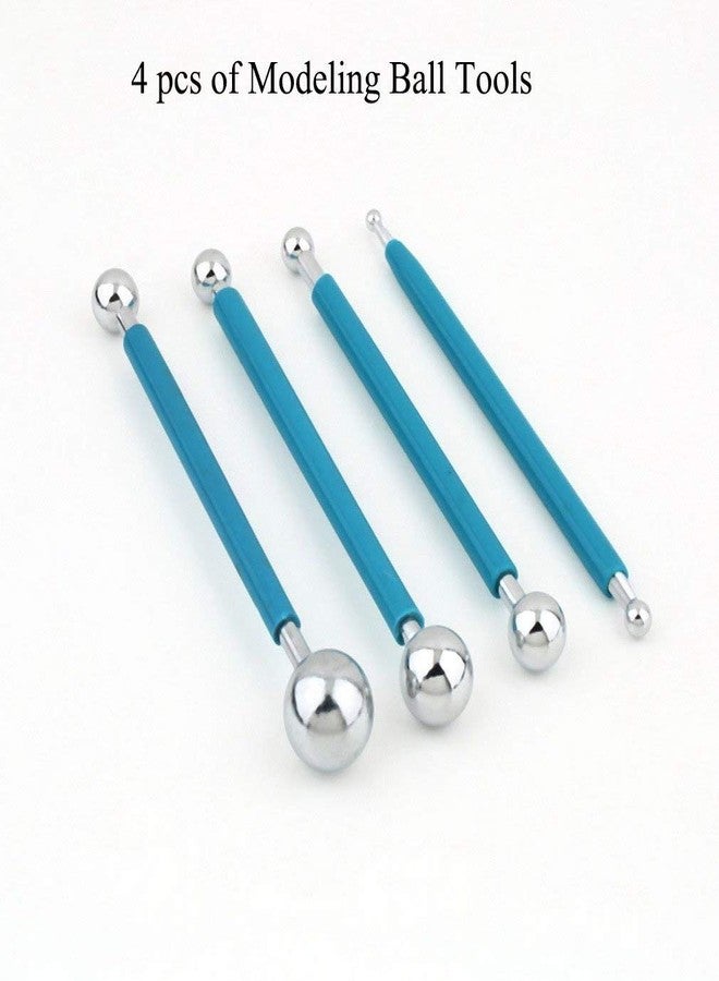 MASTER ROYAL BACKNCOOK TOOLS DIY Cake Tools, 8 pcs Plastic Modeling Tools Fondant Tools and 4pcs Metal Ball Fondant Cake Decorating Sugarcraft Gumpaste Flower Modelling Mold | MASTER ROYAL BACKNCOOK TOOLS | Amazing-Shops - Image 3