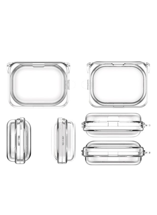 Suitable For Nothing Ear(A) Bluetooth Headset TPU Protective Case Transparent Hard Case Anti-fall And Dust-proof Case Storage-Color:Transparent-Model:D53 - Image 1