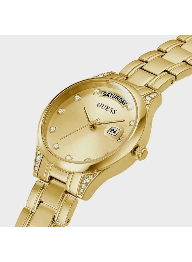جس Gold Analog Watch for Women
