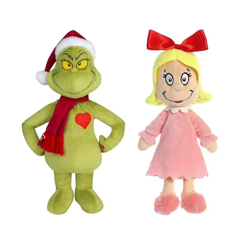 Y&D 25cm Grinch Plush Toy – Christmas Green Stuffed Animal Toy, Soft Max the Dog Doll for Kids, Festive Holiday Gift for Children - Image 2