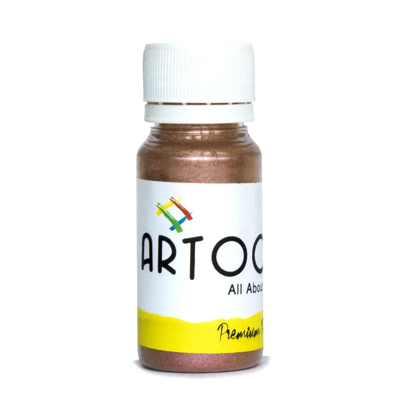 ARTOOL Mica Powder for Epoxy Resin Pigment Art Marvel Infinite Sweet Lime Gold Non Toxic Multipurpose Use In Making Candles, Painting, Art and Craft Projects 9 gm (PP25) - Image 1