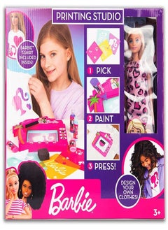 Barbie Barbie Printing Studio Including Barbie Doll with Accessories - BRB-4350-1-FK-FO  - Image 2
