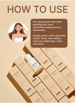 rootree Phyto ground Purifying Cream Toner - Korean Skin Care, Deep Moistruising and Nourishing,  Face Care, Vegan & Cruelty Free  - Image 5