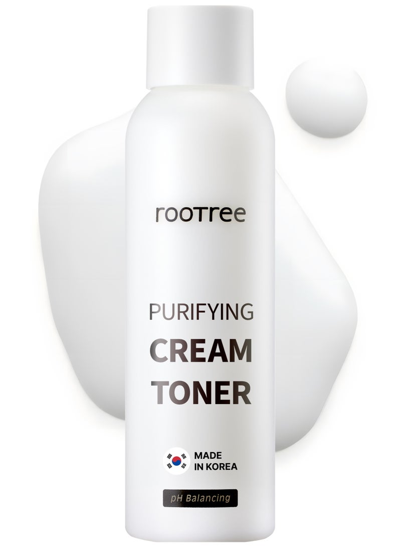 rootree Phyto ground Purifying Cream Toner - Korean Skin Care, Deep Moistruising and Nourishing,  Face Care, Vegan & Cruelty Free - Image 1