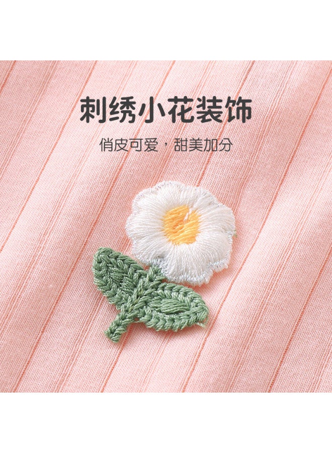 Youqi Yooqi Girls' Summer Set Cute Short Sleeve T-Shirt And Long Pants Infant Toddler Summer Outfit Clothes Two-Piece Set Summer - Image 2