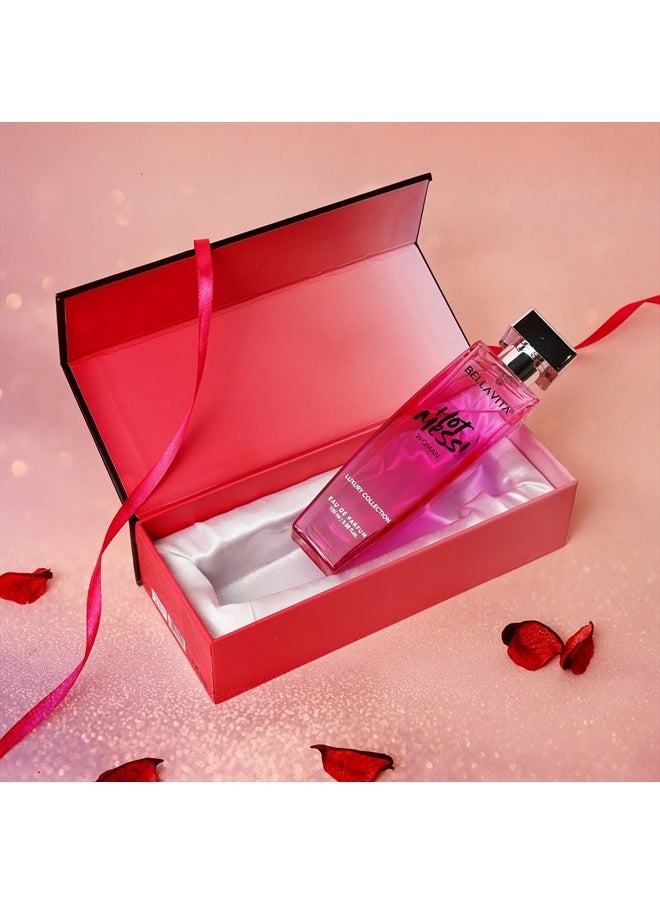 Bella Vita Luxury - Hot Mess Eau de Parfum (3.4 fl.oz.) - Refreshing perfume for women. Notes include lemon, orange, Freesia, patchouli, and musk. Family: Citrus, Oud, and Woody. Vegan & Cruelty-Free - Image 1