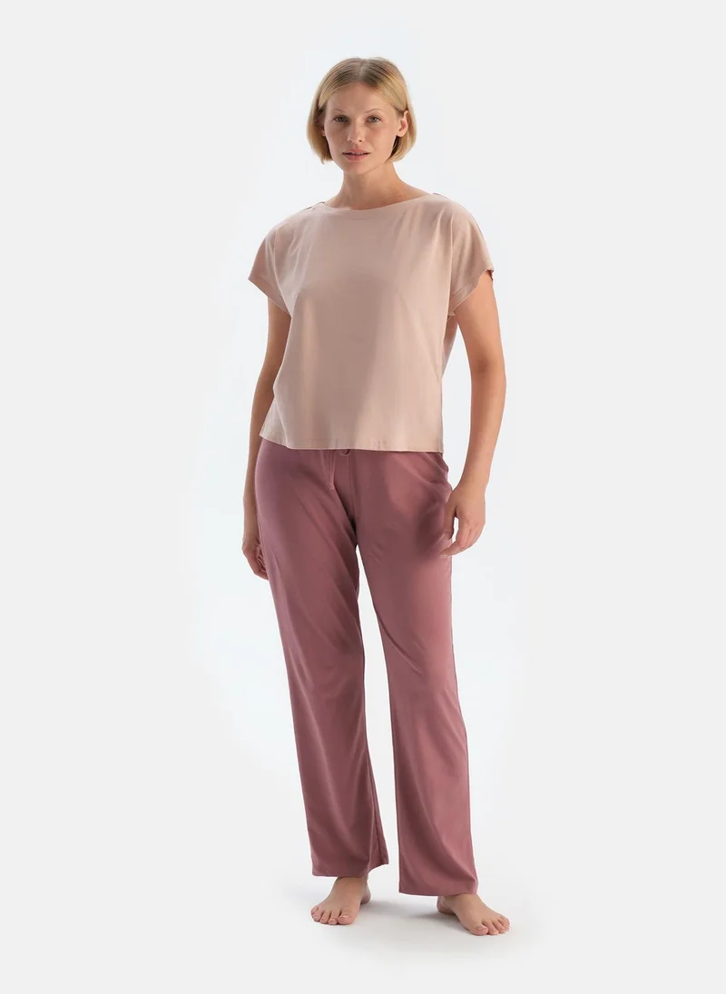 dagi 2 Pack Floral Print Trousers Supreme Mid Rise Sleepwear