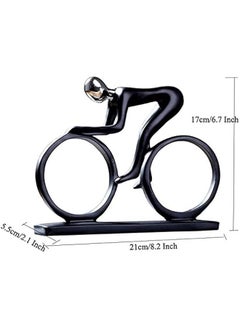 Generic Bicycle Statue Champion Cyclist Sculpture Resin Modern Abstract Art Athlete Bicycler Figurine Home Decoration  - Image 2
