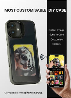 AI Vista Smart iPhone Case with E-Ink Screen Customizable Display – For iPhone 16 Plus model – Black with NFC Support / DIY Screen. - pzsku/ZE7C81FCEF8AF065DC51FZ/45/_/1738926609/2fd196f6-8691-485b-b28c-6d6fae9738b2