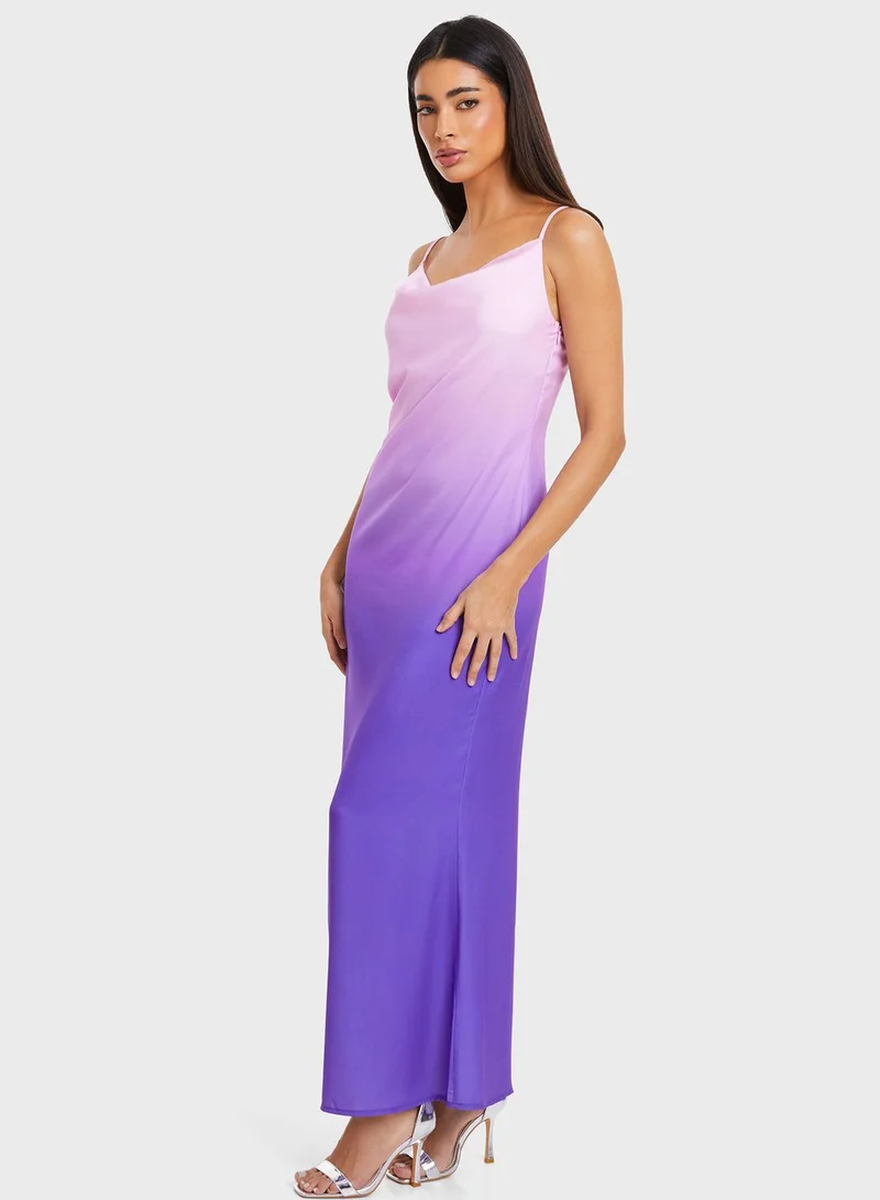 QUIZ Ombre Maxi Dress