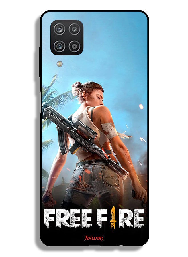 Tolwak Samsung Galaxy A12 Protective Case Cover Free Fire - Image 1