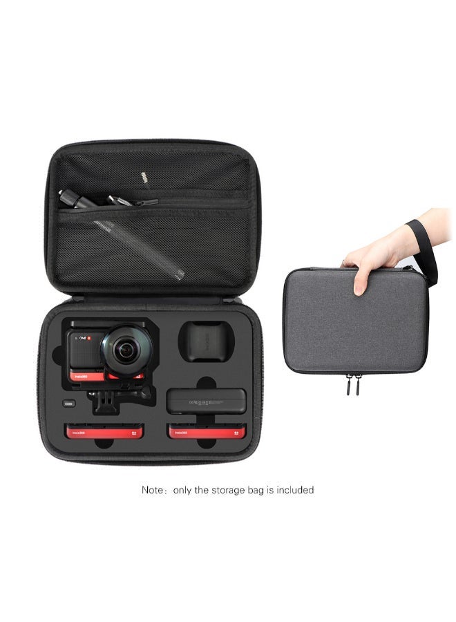NIBEMINENT Portable Waterproof Protective Camera Storage Bag Grey  - Image 5