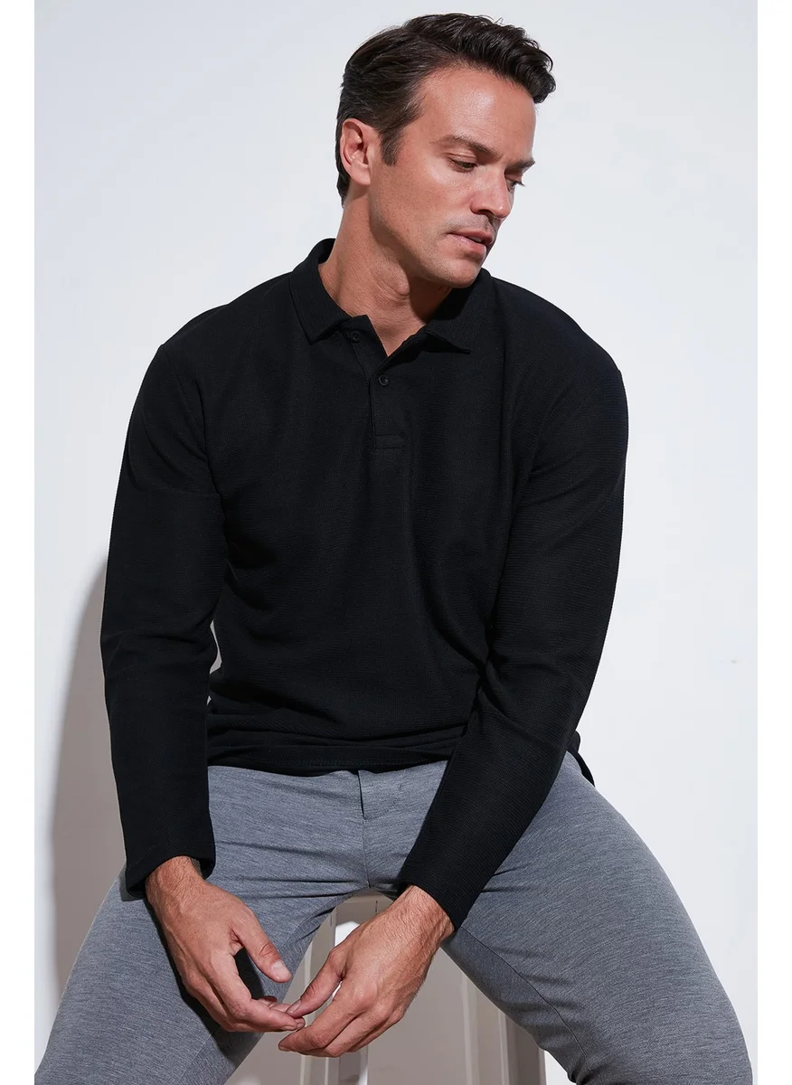 Buratti Cotton Regular Fit Polo Neck Sweat Men's Sweat 5905715