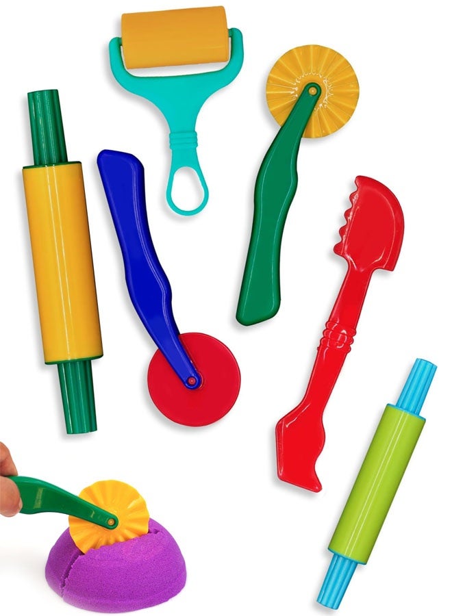 Clay and Play Dough Tools Six Piece Set - Ages 3 & Up  (6pcs) - Image 1