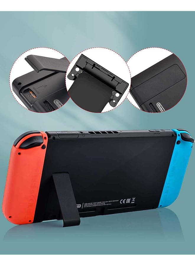 KASTWAVE Kickstand Replacement Part For Nintenndo Switch Back Shell Kickstand Holder Mainframe Back Bracket Repair Tool Kit For Nintenndo Switch Console Made By Metal Strap Buckle Material - Image 5