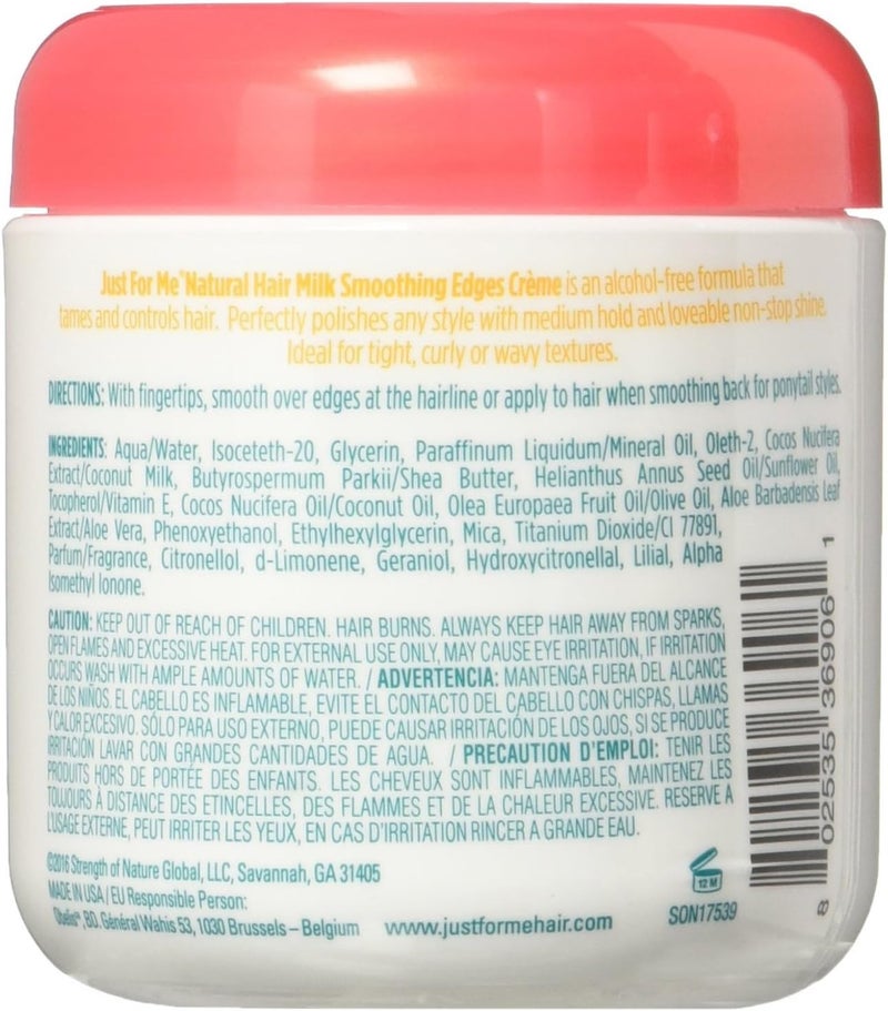 Just For Me Natural Hair Milk Smoothing Edges Crème Hair Styler - 6 Ounce - Image 2