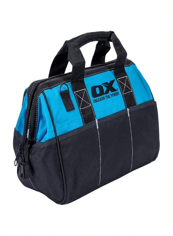 OX TOOLS Pro 15-Inch Wide Mouth Nylon Tool Storage Bag | PVC Nylon & Reinforced Stiching - Image 1