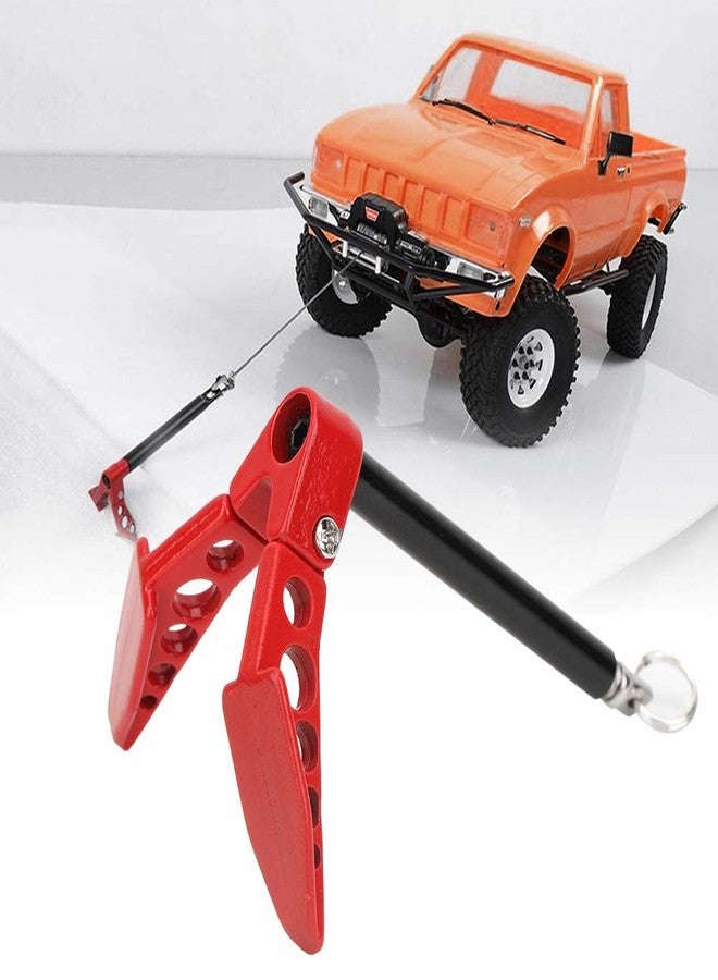 Ymiko 1/10 RC Crawler Car Winch Anchor, Front Bumper Trailer Car Model Land Anchor Winch Ground Car Synthetic line Anchors Foldable Earth Anchor Winch Ground Decor Tool for RC Rock Crawler Truck Car Parts - Image 1