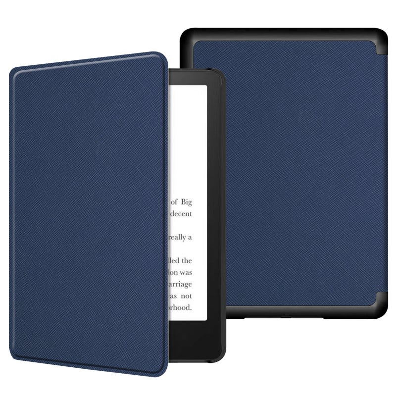 تناسب غلاف حماية كيندل بايبر وايت الجيل الحادي عشر 6 بوصة عام 2021 K5 الكتاب الإلكتروني بالخط المتقاطع الأسود بايبر وايت 4/2018/الجيل العاشر - Image 4