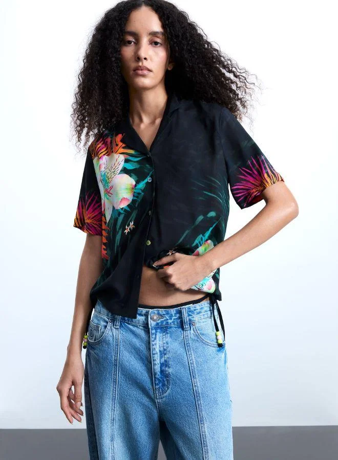 DESIGUAL Tropical shirt