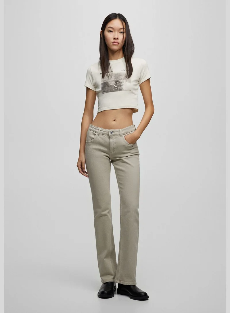 PULL&BEAR Short sleeve punk T-shirt