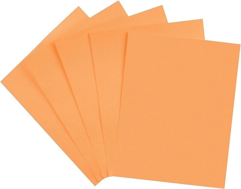 Staples Brights 24 Lb. Colored Paper Orange 500/Ream - Image 1