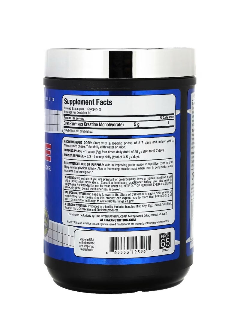 أول ماكس كرياتين من الدرجة الصيدلانية 5 جم 14.11 أونصة (400 جم) - Image 2