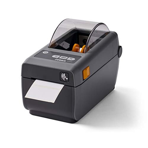ZEBRA طابعة زيبرا ZD410 الحرارية المباشرة المكتبية أحادية اللون بعرض طباعة 2 بوصة مع اتصال USB ZD41022-D01000EZ - Image 1