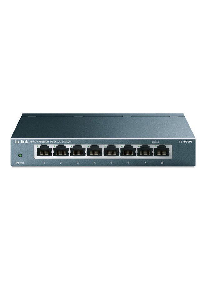 TP-LINK 8-Port Gigabit Desktop Switch TL-SG108 Black - Image 1
