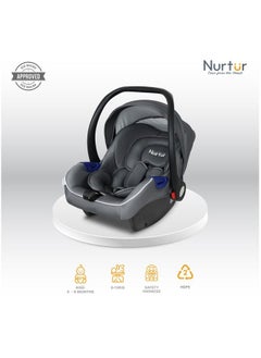 Nemo Baby Carrier Adjustable Canopy and Handle Extra Protection 3 Point Safety Harness Suitable from 0 months to 12 months Upto 13kg Grey Official Product - pzsku/ZE7C8EA33DF1A2AEF2E94Z/45/_/1691744405/b0a22df0-24fa-4e07-9fbd-55c26008f16c