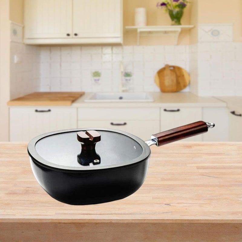 Anti slip Frying Pan Iron Milk Pan Nonstick Gift Portable Cooker Lightweight Soup Pot Saucepan for Kitchen Household Vegetable Stew, 24cm Fast warehouse picking General purpose premium build Integrated practical design Medium weight Pre-stock well-packed goods Cost effective upgraded craftsmanship Compact design Local market compliant trusted quality Durability enhanced Slow wear optimized quality General standard crafted Multi-budget available picks Multi usage Multi-style matching design Domestic distribution ready Trendy natural tone options Low wear optimized design Reliable durability Dispersed regional warehouses Long term use design Detachable clean General compatible practical design Regular scheduled transit Worldwide simple practical design - Image 3