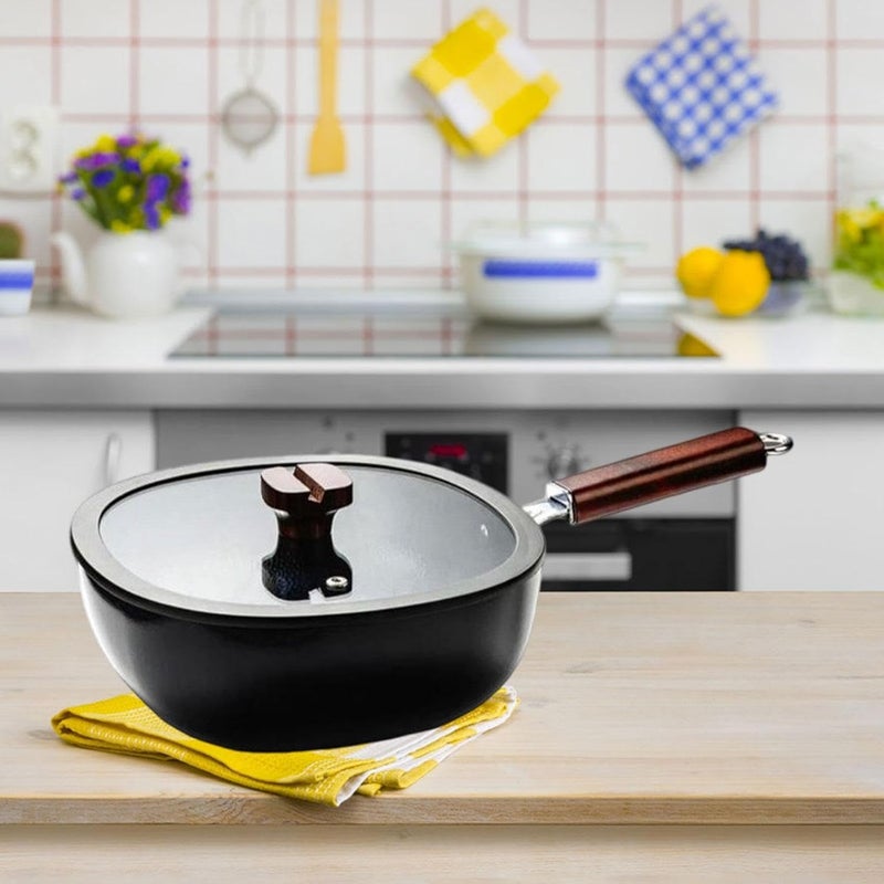 Anti slip Frying Pan Iron Milk Pan Nonstick Gift Portable Cooker Lightweight Soup Pot Saucepan for Kitchen Household Vegetable Stew, 24cm Fast warehouse picking General purpose premium build Integrated practical design Medium weight Pre-stock well-packed goods Cost effective upgraded craftsmanship Compact design Local market compliant trusted quality Durability enhanced Slow wear optimized quality General standard crafted Multi-budget available picks Multi usage Multi-style matching design Domestic distribution ready Trendy natural tone options Low wear optimized design Reliable durability Dispersed regional warehouses Long term use design Detachable clean General compatible practical design Regular scheduled transit Worldwide simple practical design - Image 2