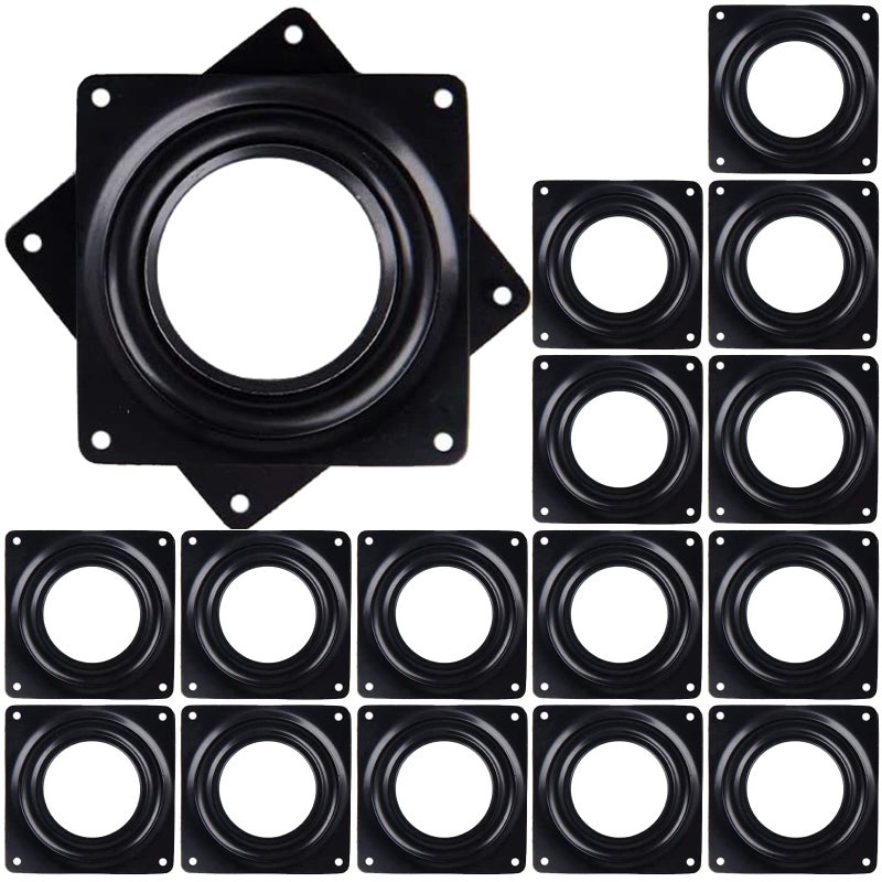 Fasmov Fasmov 16 Pack 4Inch Lazy Susan Turntable Bearings 516 Thick Swivel Plate for Serving Trays Kitchen Cabinet Craft Project Makeup Holder 