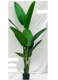 Generic 160CM  Artificial Banana Trees plant Set of 2 fake palm tree for Front Porch, indoor Walkway, Entryway Decorating 