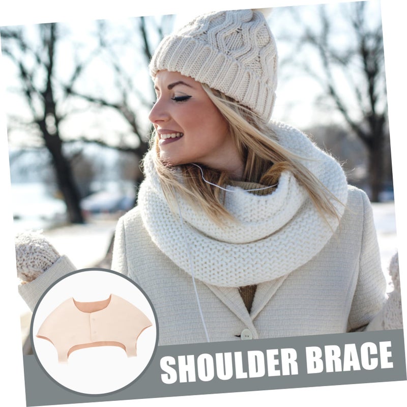 Winter Shoulder Support Brace For Elderly Comfortable Breathable Fabric For Daily Use - Image 5