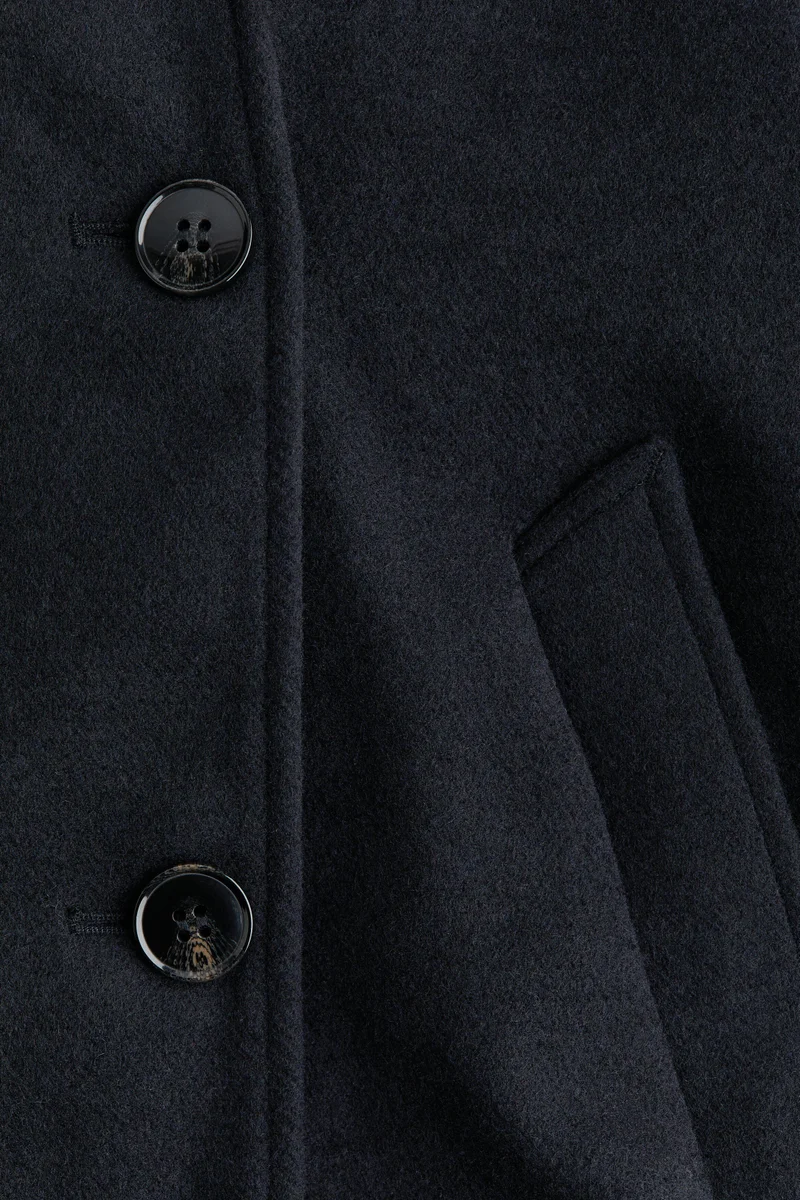 H&M  Double-breasted funnel-collar jacket for Women | Best Price UAE