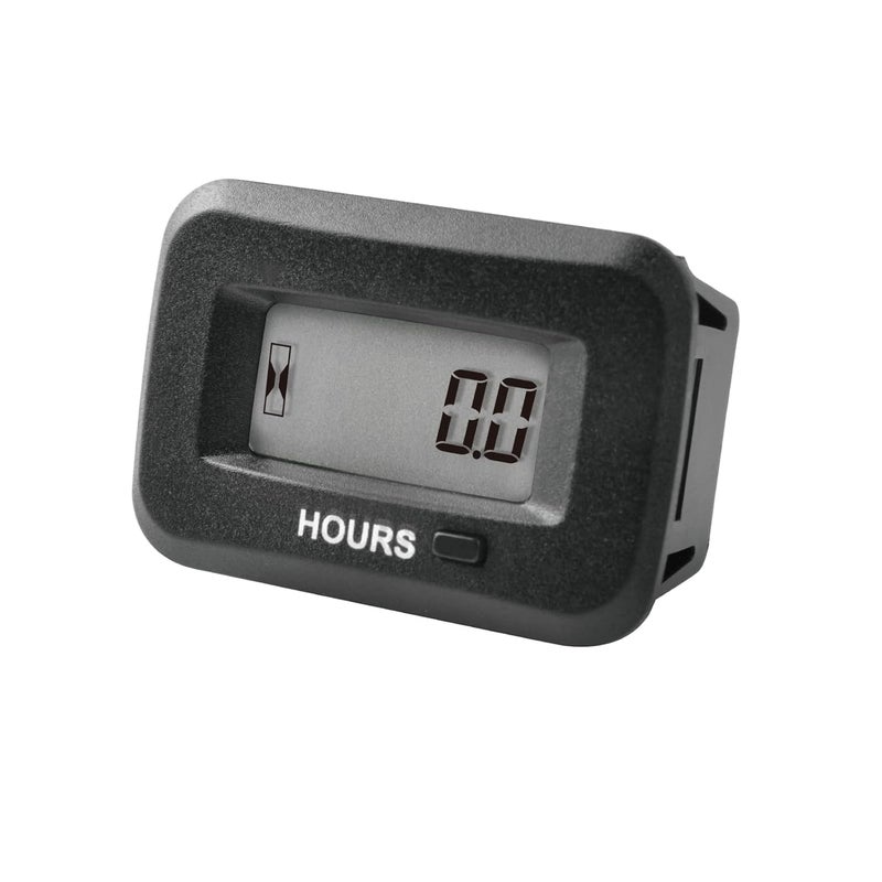 YOOREAL AC/DC 5-277V Digital OEM Hour Meter Gauge, Regular Maintenance Alert,Works on Various of ZTR/Riding Lawn Mower Tractor String Trimmer Land Edger Generator - Image 1