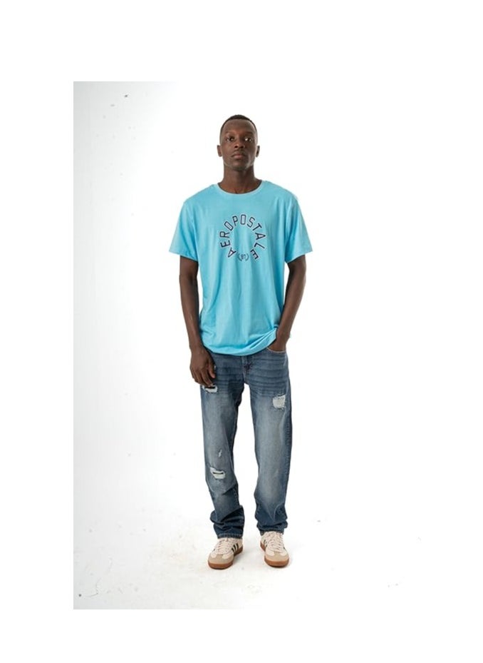 Aeropostale - AEROPOSTALE CIRCLE APPLIQUÉ GRAPHIC TEE - Image 1