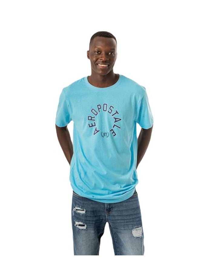Aeropostale - AEROPOSTALE CIRCLE APPLIQUÉ GRAPHIC TEE - Image 1