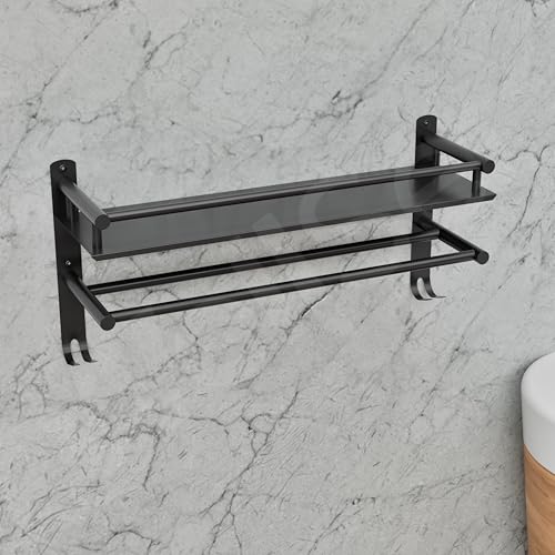 Well Set Multipurpose Stainless Steel Bathroom Shelf/Rack/Storage Organizer for Bathroom and Kitchen (Matt Black - 15x10x5 inches) - Image 5
