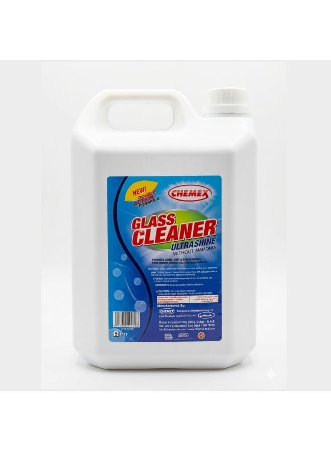 Glass Cleaner 1 Gallon – Streak-Free Window & Mirror Cleaning Solution, Multi-Surface Glass Cleaner for Home, Office & Commercial Use