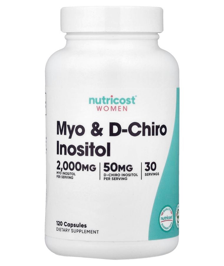 Nutricost كبسولات ميو ودي-كيرو إينوزيتول للنساء 120 كبسولة