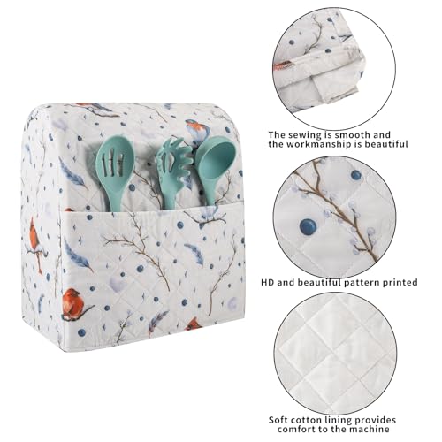 TUYUU Kitchen Aid Mixer Cover Compatible with 6-8 Quarts Kitchen Aid/Hamilton Stand Mixer/Tilt Head & Bowl Lift Model,Flower Print Mixer Cover Pioneer Woman Kitchen Accessories,Kitchen Aid Mixer Accessories - Image 3
