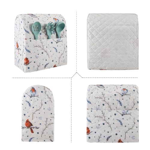 TUYUU Kitchen Aid Mixer Cover Compatible with 6-8 Quarts Kitchen Aid/Hamilton Stand Mixer/Tilt Head & Bowl Lift Model,Flower Print Mixer Cover Pioneer Woman Kitchen Accessories,Kitchen Aid Mixer Accessories - Image 5
