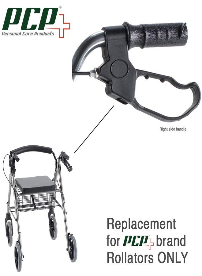 PCP Replacement Hand Brake & Cable for Rollator, Right Hand Side, Pre-Mounted on Handle, PCP Model 5313 - Image 3